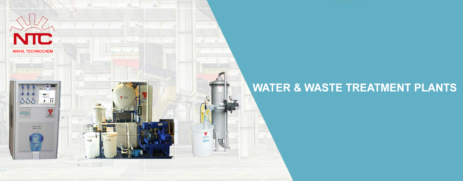 Water and Waste Treatment Plants - NTC Banner Image